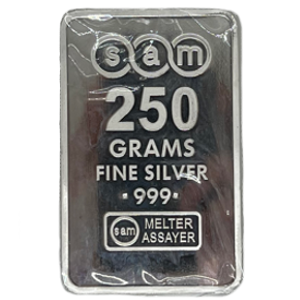 250 gram minted silver