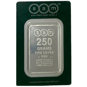 250 gram minted silver